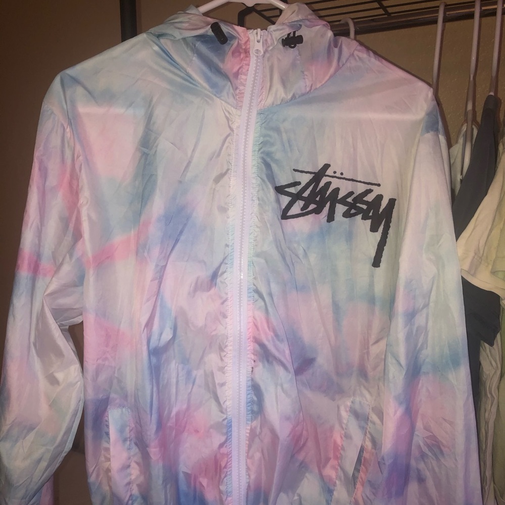 Stussy cotton candy windbreaker